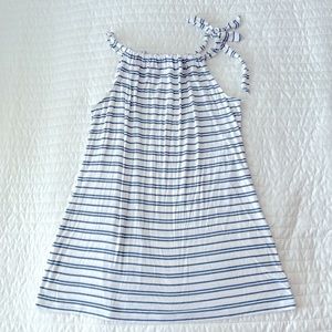CAbi Bow Halter Top - Ocean Stripe